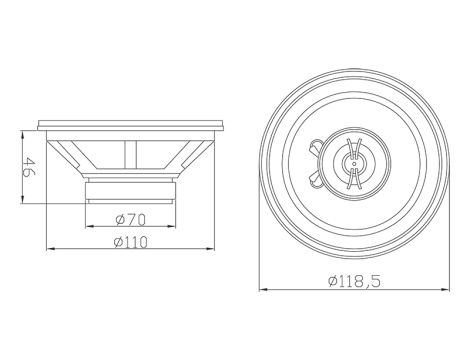 BLOW WH-1316 5" 2-Wege-Set Auto-Lautsprecher - 2