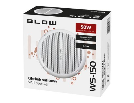 WS-150 135mm 50W/8ohm weißer Deckenlautsprecher - 3