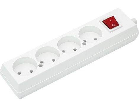 GN-460WS 4-SET SOCKET mit erdfreiem Schalter