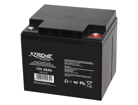 Gel-Batterie 12V 40Ah XTREME