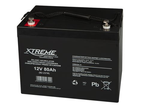 Gel-Batterie 12V 80Ah XTREME