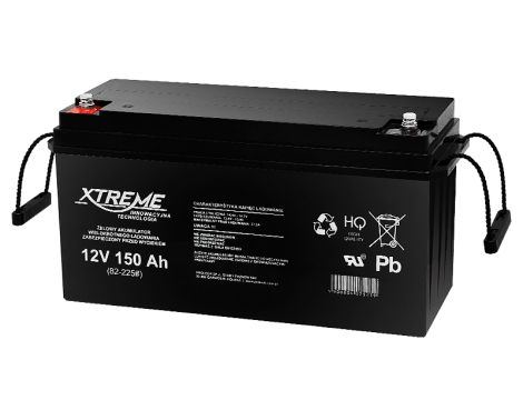 Gel-Batterie 12V/150Ah XTREME B485mmH245mmD170mm