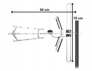 DVB-T ATD27S VHF/UHF MUX8 passiv Antenne - image 2