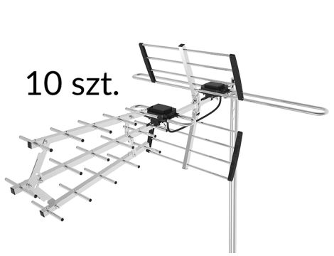 DVB-T ATD27S VHF/UHF MUX8 passive Antenne im 10er-Pack