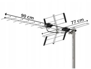 DVB-T ATD31S VHF/UHF MUX8 passiv Antenne - image 2