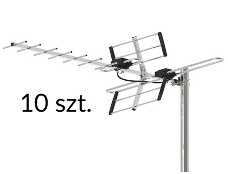 DVB-T ATD31S VHF/UHF MUX8 passive Antenne im 10er-Pack