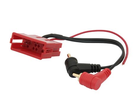 MINI ISO CONNECTOR 2xRCA (AUDI,VW,SKODA)