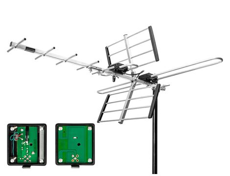 DVB-T ATD32S VHF/UHF MUX8 passiv Antenne