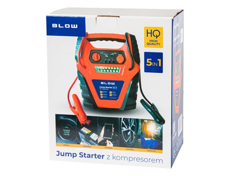 Jump Starter mit Kompressor 5in1 - 7