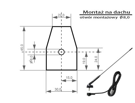 BLOW FMD340 Faltdachantenne - 3