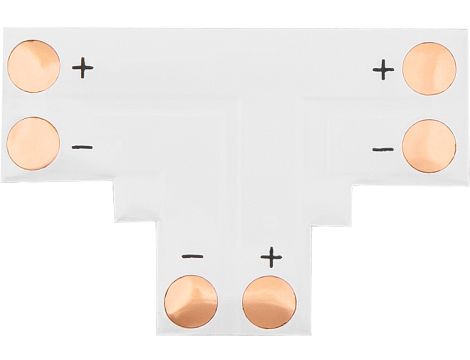 Steckverbinder für LED-Streifen Typ "T" 10mm 2pin