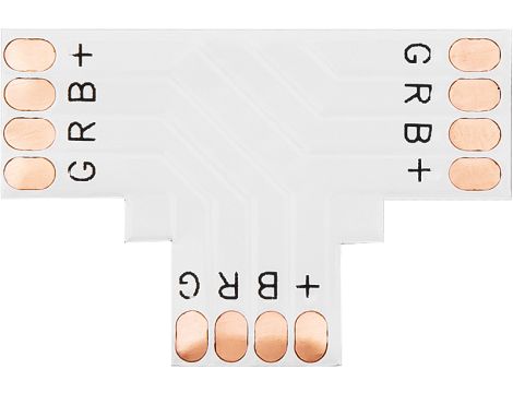 Anschluss für LED-Streifen Typ "T" 10mm RGB