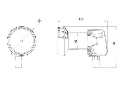 Konwerter SAT INVERTO SINGLE PREMIUM - 3