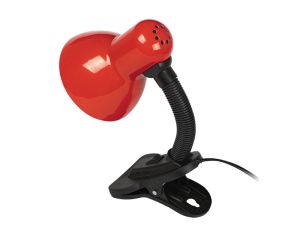 Schreibtischlampe LB-08 mit Clip rot - image 2