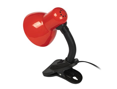 Schreibtischlampe LB-08 mit Clip rot - 2