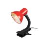 Schreibtischlampe LB-08 mit Clip rot - 2