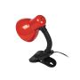 Schreibtischlampe LB-08 mit Clip rot - 3