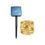 Solar Gartenbeleuchtung 100LED Draht 12m warm - 2