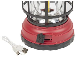 USB-C 9W LED Camping-Taschenlampe rot - image 2