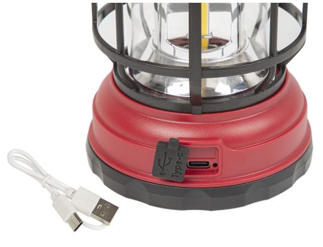 USB-C 9W LED Camping-Taschenlampe rot - 2