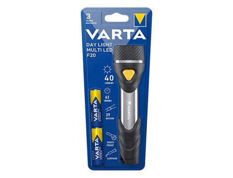 F20 VARTA DAY LIGHT MULTI LED 9 x 5mm LED Handlampe