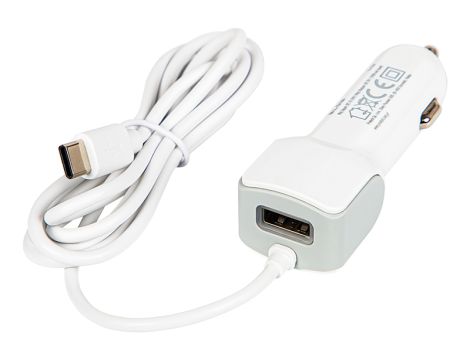 Autoladegerät 5V 2.1A USB-C + USB-Buchse 12V-24V D21C