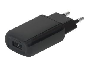 USB-Steckdosen-Ladegerät 2.1A H21A schwarz - image 2