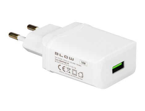 USB-Steckdosen-Ladegerät QC3.0 18W