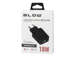 USB-Steckdosen-Ladegerät QC3.0 18W schwarz - image 2