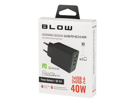 Ladegerät-BuchseUSB-Cx2+USB PD40W - 3