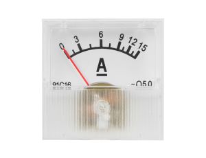 Quadratischer Mini-Analogstrommesser 15A + Shunt