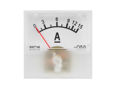 Quadratischer Mini-Analogstrommesser 15A + Shunt