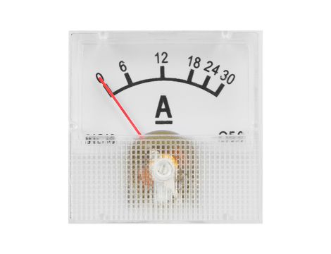 Quadratischer Mini-Analogstrommesser 30A + Shunt