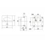 Analoges quadratisches Amperemeter 5A + Shunt - 3