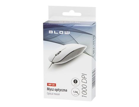 BLOW MP-30 USB optische Maus weiß