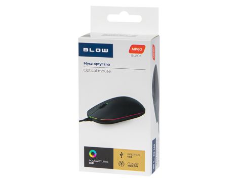 BLOW MP-60 USB optische Maus schwarz