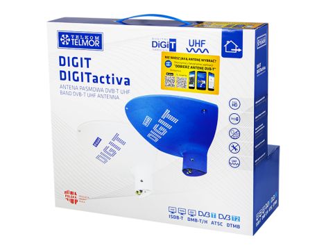 DIGIT ACTIVA TELMOR BIAŁA TV-Antenne - 3