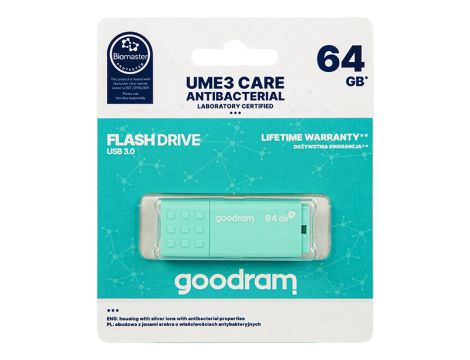 PENDRIVE 64GB GOODRAM UME3 CARE USB3.0