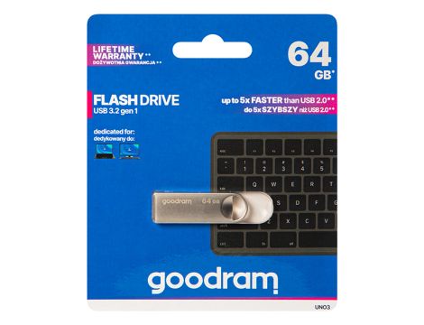 64GB GOODRAM UNO3 USB3.2 PENDRIVE