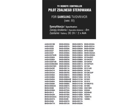 Pilot LCD SAMSUNG III BLISTER - 3