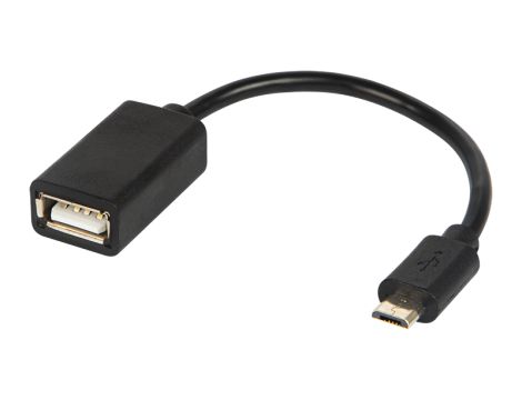 USB-Adapter USB A-Stecker micro USB OTG-Kabel Blister