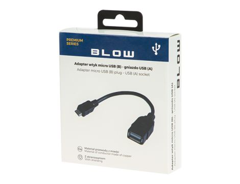 USB-Adapter USB A-Stecker micro USB OTG-Kabel Blister - 2