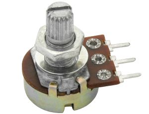 Drehpotentiometer 50K Ohm B-Leitung l=15mm