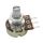 Drehpotentiometer 100K Ohm B-Leitung l=15mm