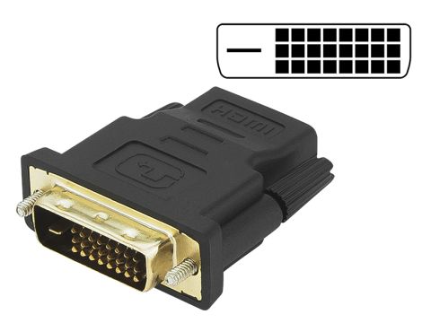 Übergang DVI-Stecker - HDMI-Buchse BLISTER - 2