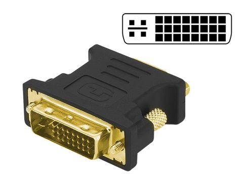 DVI-Stecker - VGA-Buchse 15poliger Übergang