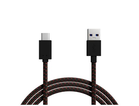 USB 3.0 A - USB-C 1m geflochtener BL-Stecker