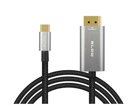 ANZEIGEANSCHLUSS - USB-C 2m geflochtener Stecker