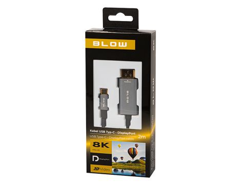 ANZEIGEANSCHLUSS - USB-C 2m geflochtener Stecker - 2