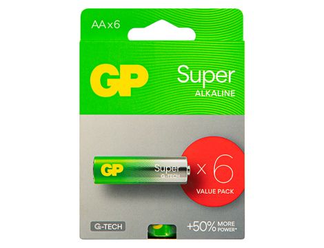 Alkalibatterie AA 1,5 LR6 GP SUPER